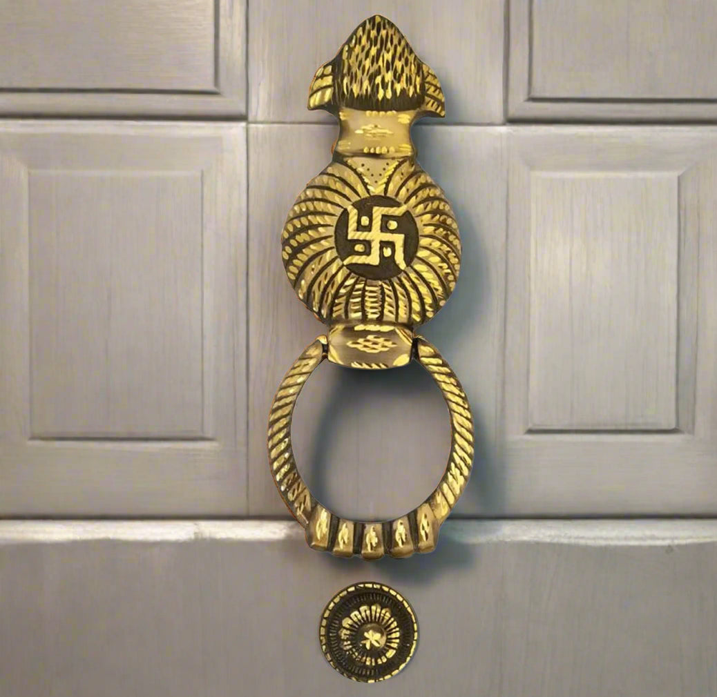 Brass Kalash Door Knocker for Home/Office/Home Decor, Gold